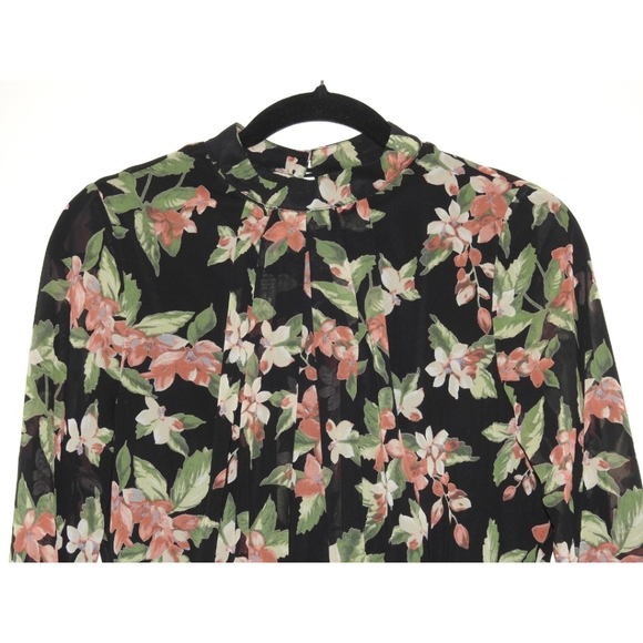 NWOT Long Sleeve Floral Dress Sienna Sky Medium - Picture 2 of 7